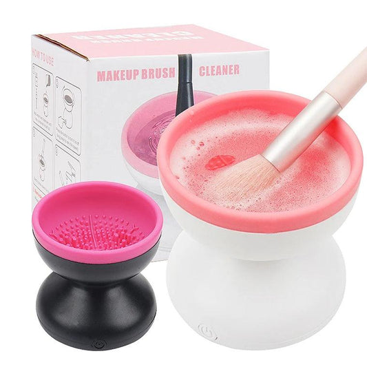 Electric Makeup Brush Cleaner Machine Portable Automatic USB Cosmetic Brush Cleaner Tools For All Size Beauty Makeup Brushes Set - Essence Mascara